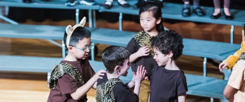 Music and visual arts programs at school