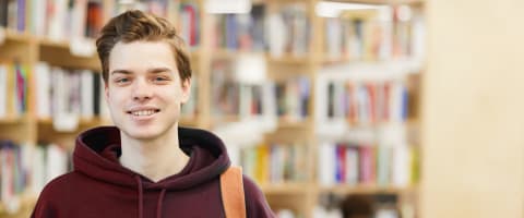 Étudiants d'une école secondaire privée de haut niveau au Canada